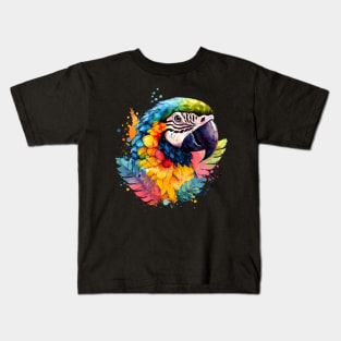 parrot lover - watercolor parrot lover Kids T-Shirt